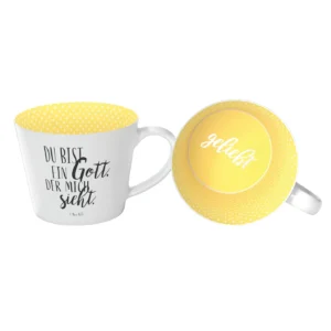 Tasse: Du bist ein Gott, der mich sieht.