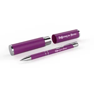 Kugelschreiber im Etui: Hoffnung im Herzen