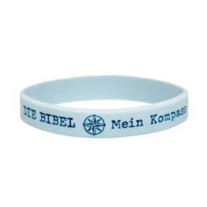 Armband Silikon "Die Bibel - Mein Kompass"