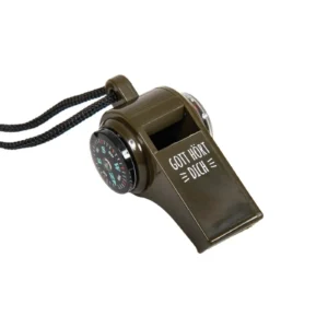 Pfeife mit Kompass und Thermometer