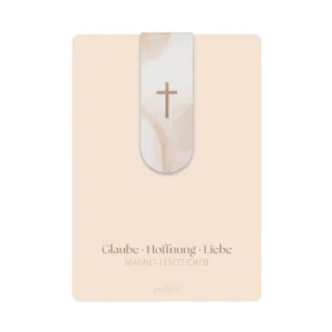 Magnet-Lesezeichen „Kreuz“