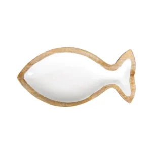 Dekoschale "Fisch" - Mangoholz klein