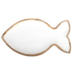 Dekoschale "Fisch" - Mangoholz groß