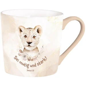 Tasse "Sei mutig und stark!" Josua 1,9