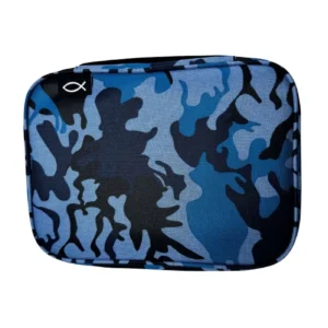 Bibeltasche XL "Ichthys" - blau