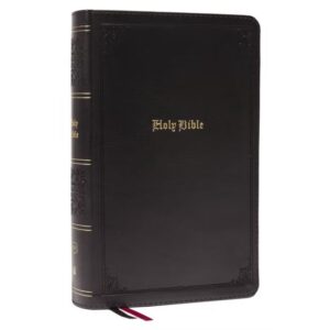 KJV Personal Size Large Print Reference Bible, Black