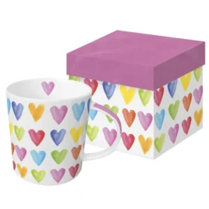 Tasse "Aquarell Hearts"