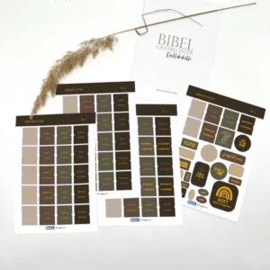Bibel-Griffregister Urvertrauen braun mit Goldveredelung