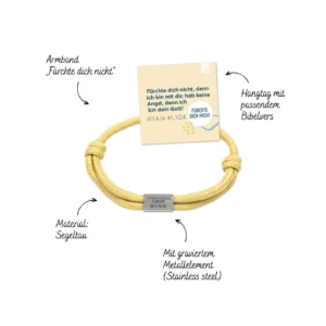 Armband "Fürchte dich nicht"