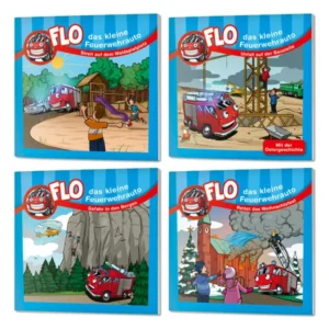 Flo das kleine Feuerwehrauto – Minibuch-Set 3