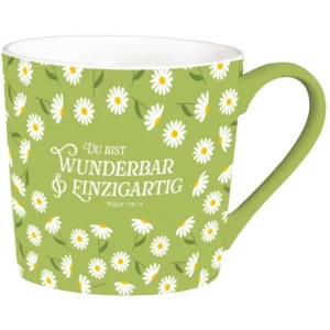 Tasse "Du bist wunderbar & einzigartig" Psalm 139,14