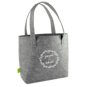Filz-Shopper "gesegnet und behütet"