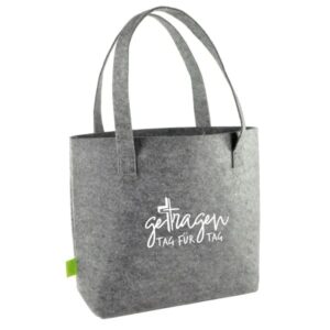 Filz-Shopper "getragen Tag für Tag"