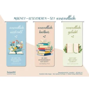 Magnet-Lesezeichen-Set: unendlich wertvoll
