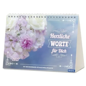 Panorama-Aufstellkalender: Herzliche Worte für Dich 2027