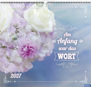 Wandkalender: Am Anfang war das Wort 2027