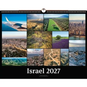 Wandkalender: Israel 2027 Black Version