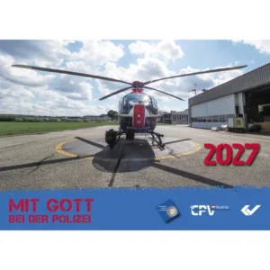 Wandkalender: Mit Gott bei der Polizei 2027