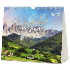 Aufstellkalender: Wunderbare Bergwelt 2027