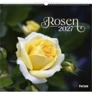 Wandkalender: Rosen 2027