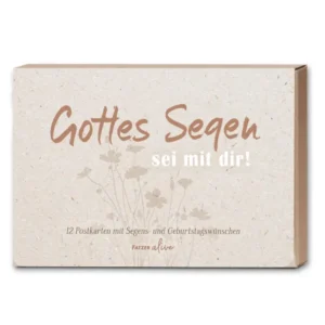 Postkartenbox "Gottes Segen sei mit dir!"