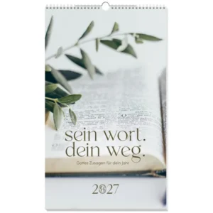 Wandkalender: Sein Wort. Dein Weg. 2027