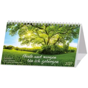 Postkartenkalender: Heute und morgen bin ich geborgen 2027