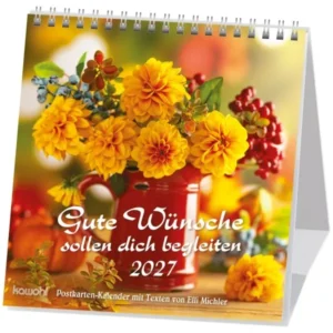 Postkartenkalender: Gute Wünsche sollen dich begleiten 2027