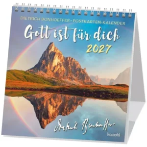 Postkartenkalender: Gott ist für dich 2027
