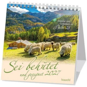 Postkartenkalender: Sei behütet und gesegnet 2027