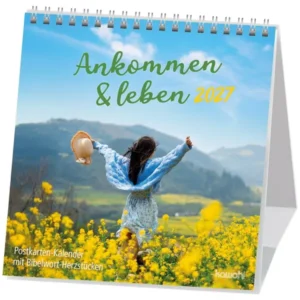 Postkartenkalender: Ankommen & leben 2027
