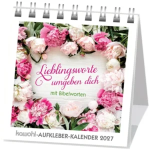 Aufkleber-Kalender: Lieblingsworte umgeben dich 2027