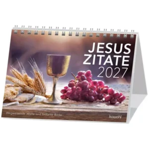 Aufstellkalender: Jesus Zitate 2027