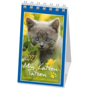 Aufkleber-Kalender: Mini Katzen Tatzen 2027