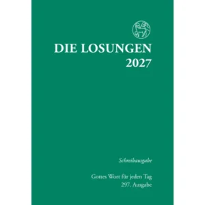 Schreibausgabe: Losungen 2027 Hardcover grün