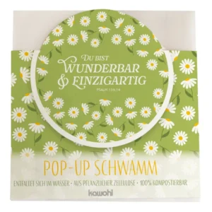 Pop-up Schwamm: Du bist wunderbar & einzigartig
Psalm 139,14