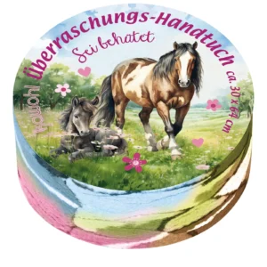 Überraschungs-Handtuch: Sei behütet