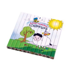 Buntstifte: Gottes wunderbare Schöpfung (12 Stifte in Kraftpapierbox)