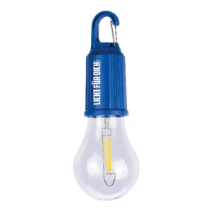 LED-Glühbirne mit Karabiner - Licht für dich